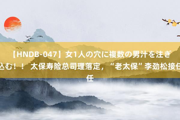 【HNDB-047】女1人の穴に複数の男汁を注ぎ込む！！ 太保寿险总司理落定，“老太保”李劲松接任