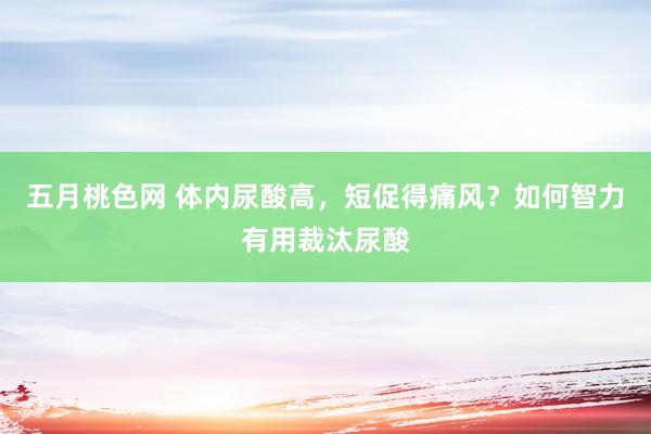 五月桃色网 体内尿酸高，短促得痛风？如何智力有用裁汰尿酸