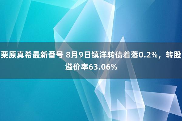 栗原真希最新番号 8月9日镇洋转债着落0.2%，转股溢价率63.06%