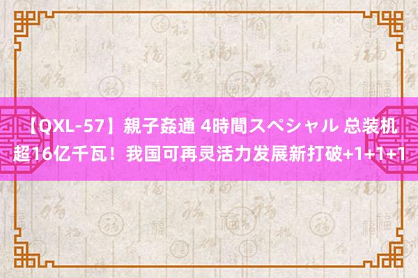 【QXL-57】親子姦通 4時間スペシャル 总装机超16亿千瓦！我国可再灵活力发展新打破+1+1+1