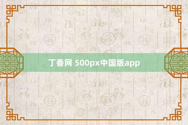 丁香网 500px中国版app